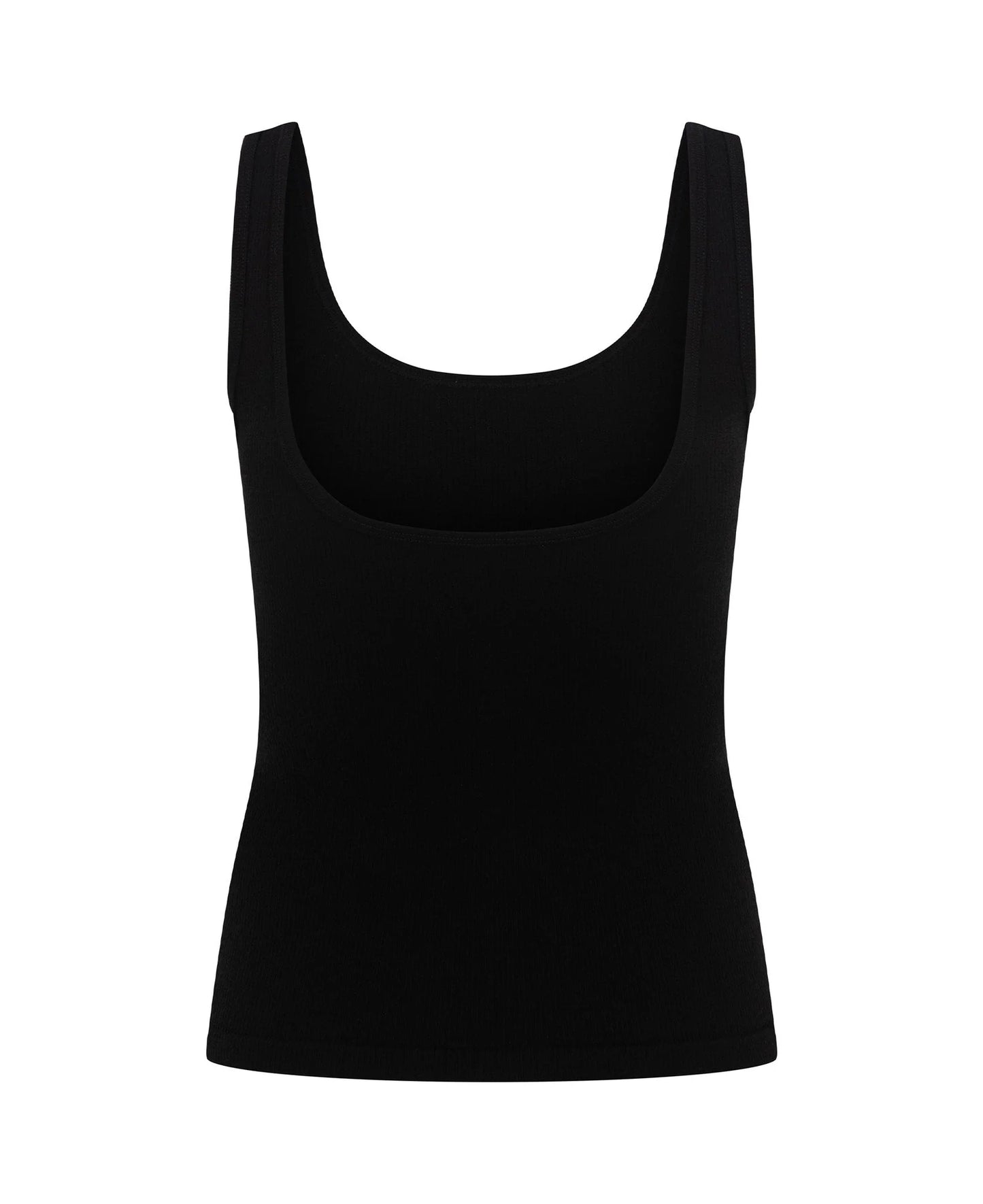 Avika Wool Tank Black