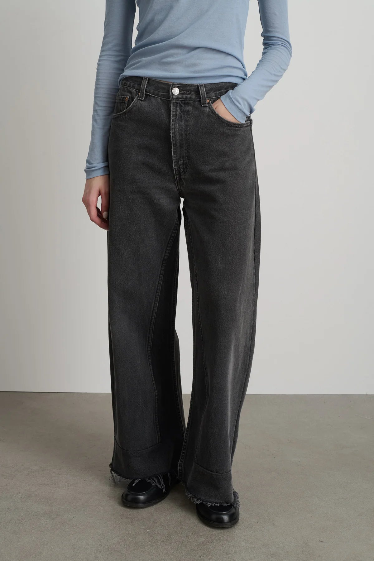 Reworked Culotte Vintage Black