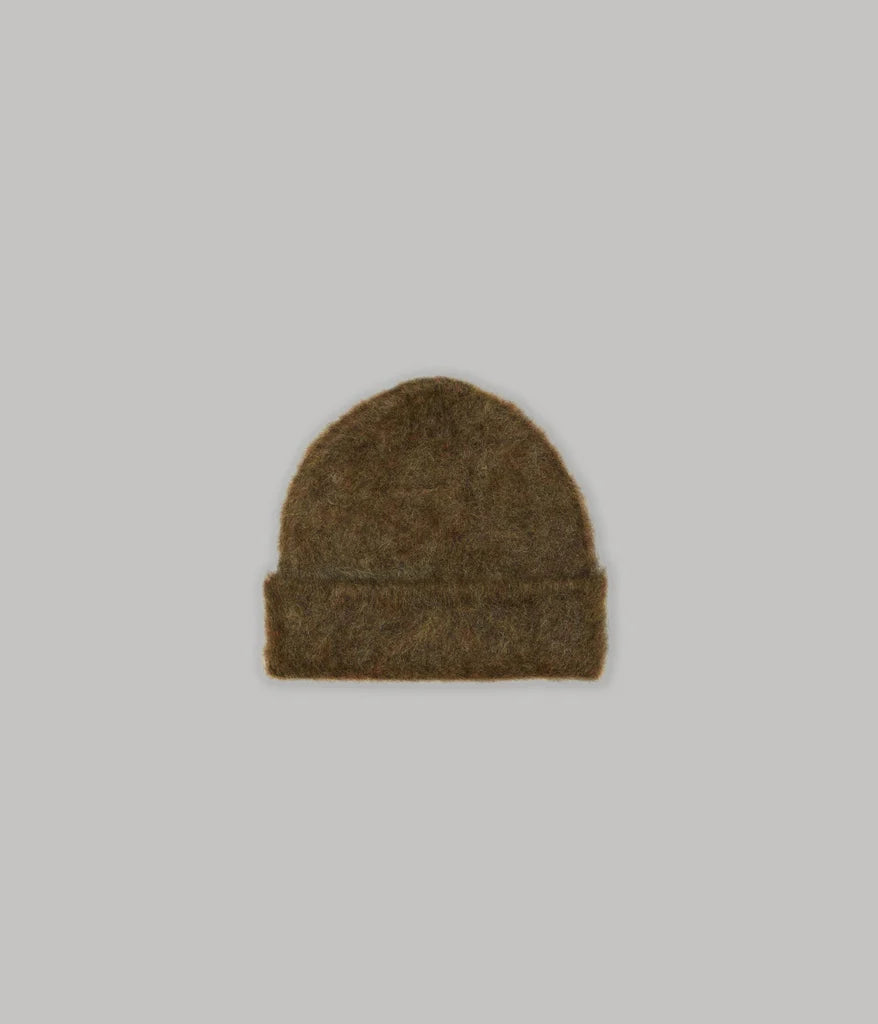Brushed Mohair Beanie in Spicees