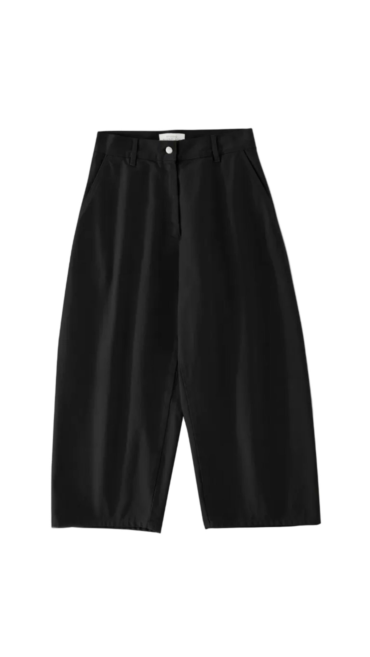 Chalco Wide Leg Denim Pant- Washed Black