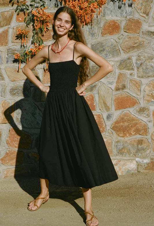Mael Cotton Dress - Black