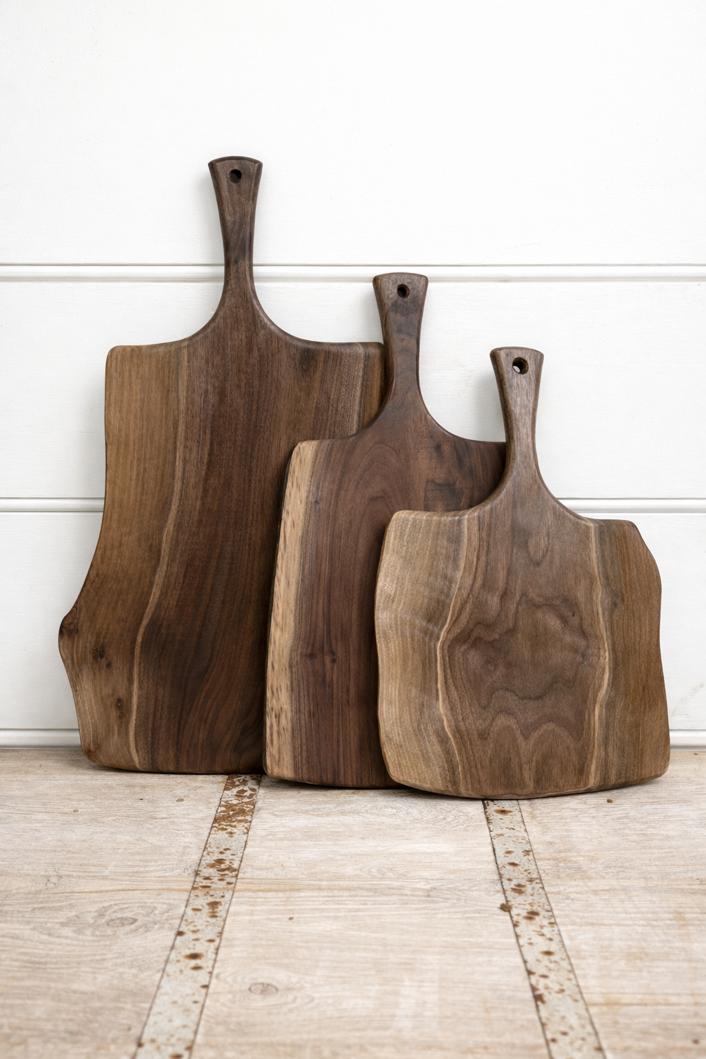 24" Black Walnut Serving Board With Handle