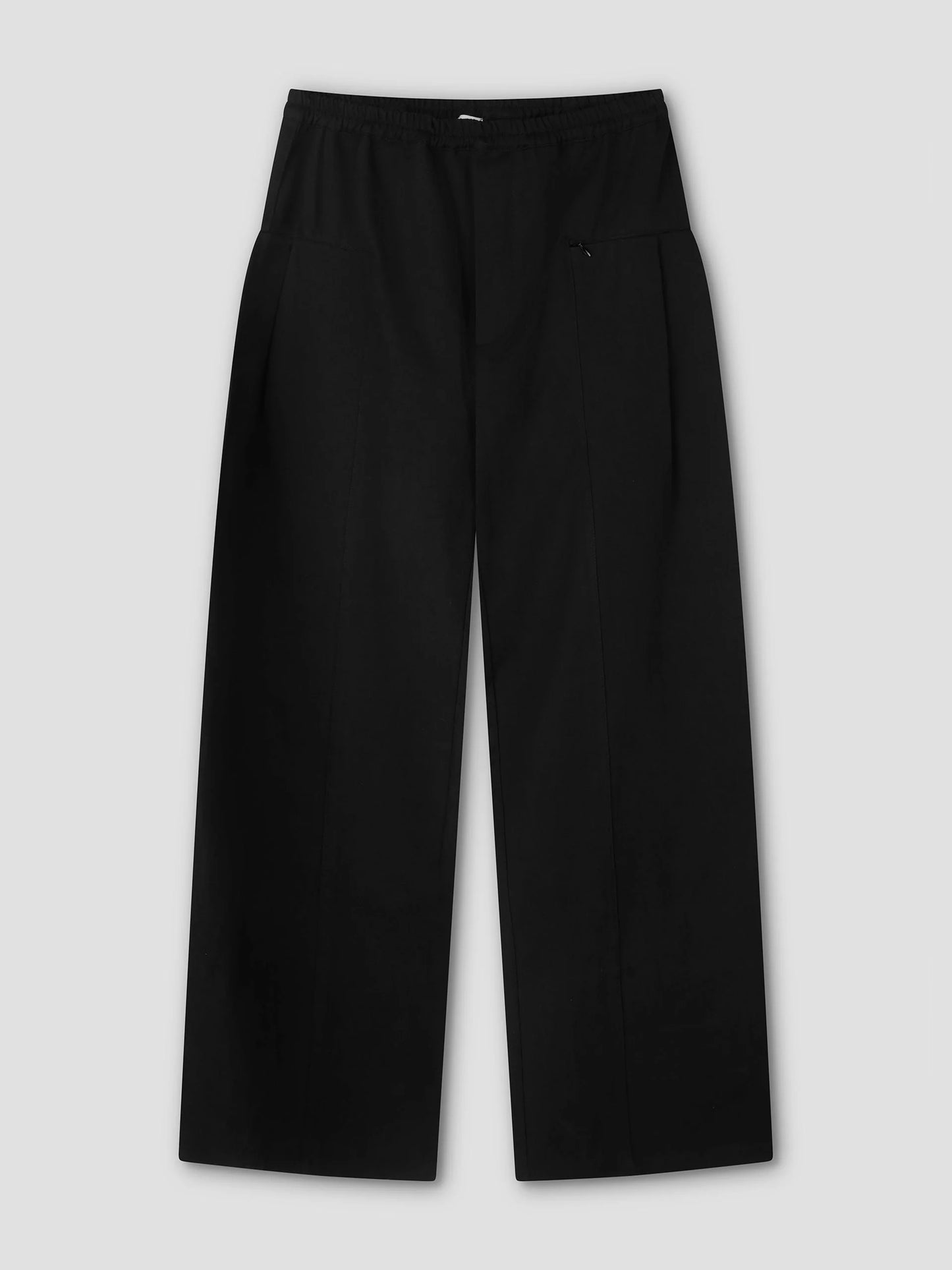 Pleat Pant-Black