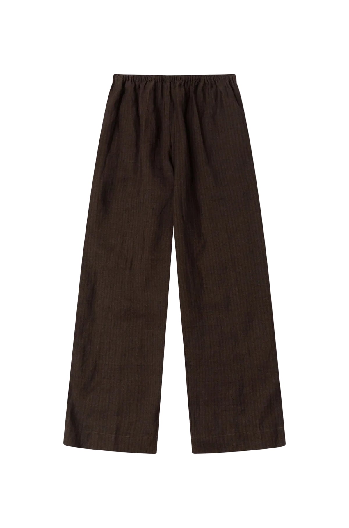 Ease Trouser - Brown Black Stripe