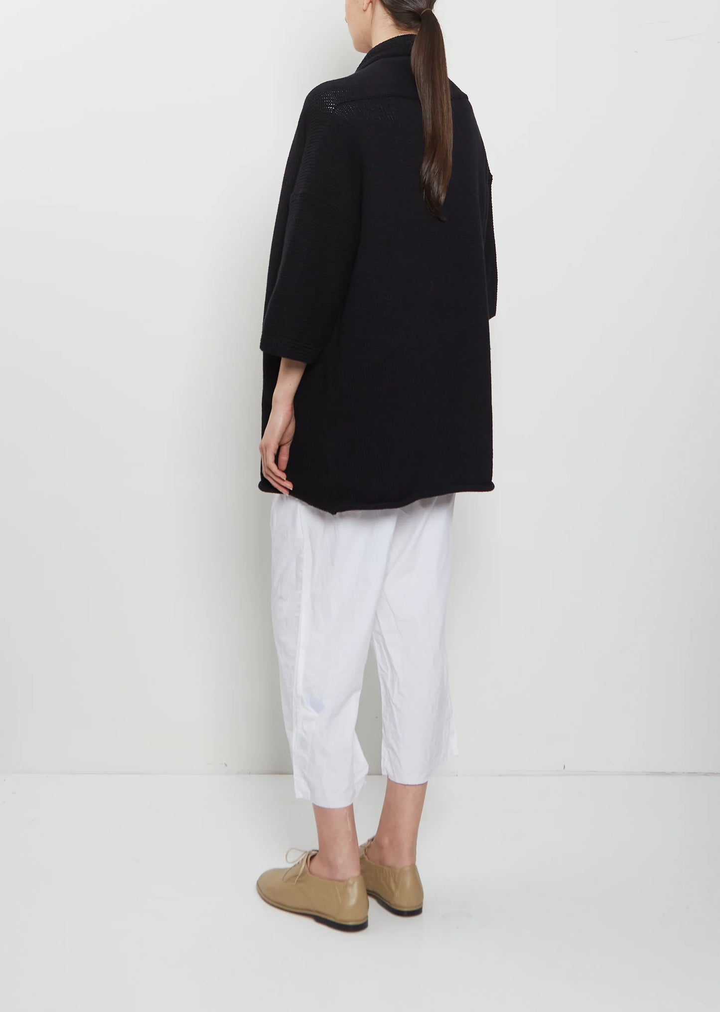 Shawl Cardigan - Black - OS