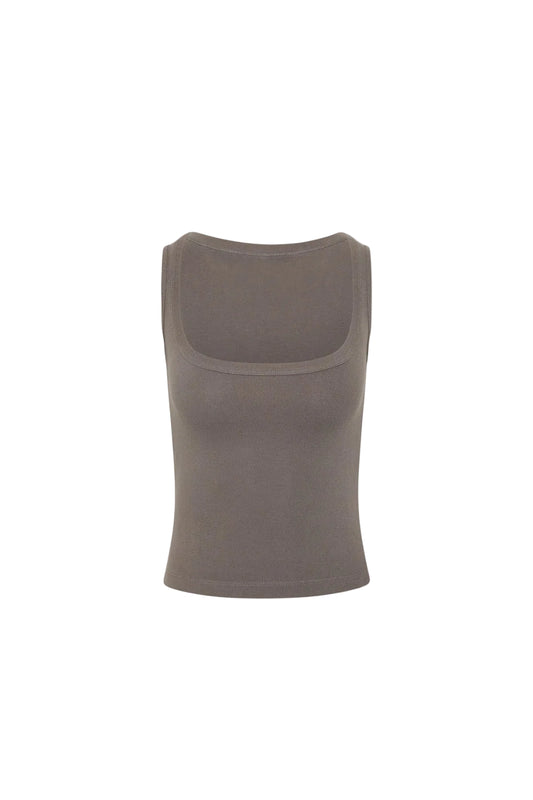 Organic Cotton Ballerina Top - Clay