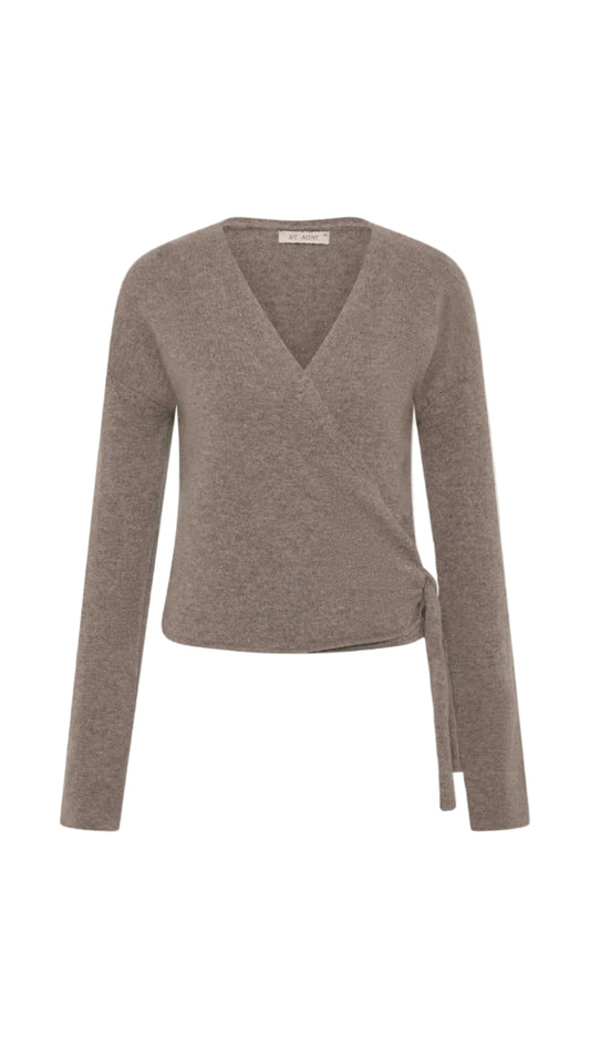 Cashmere Wrap Cardigan - Vapor
