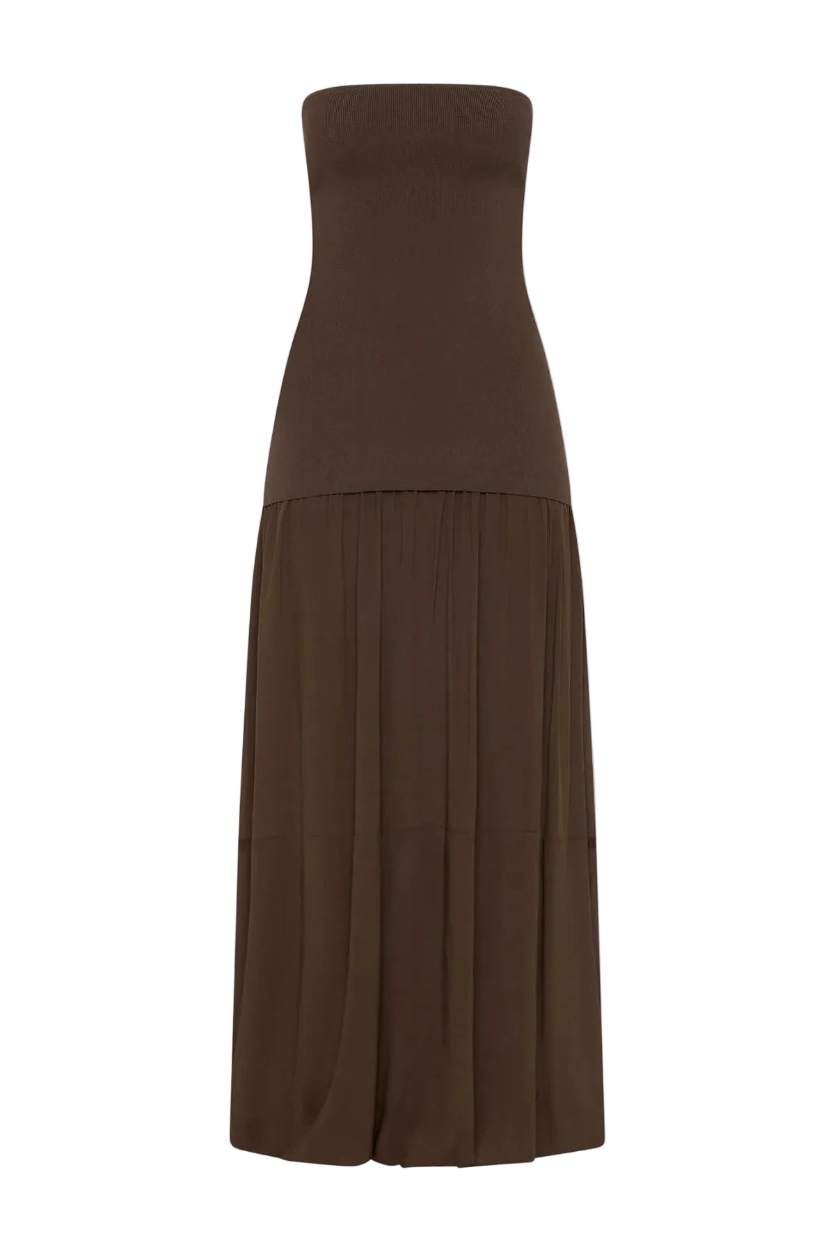 Strapless Balloon Hem Dress - Cedae