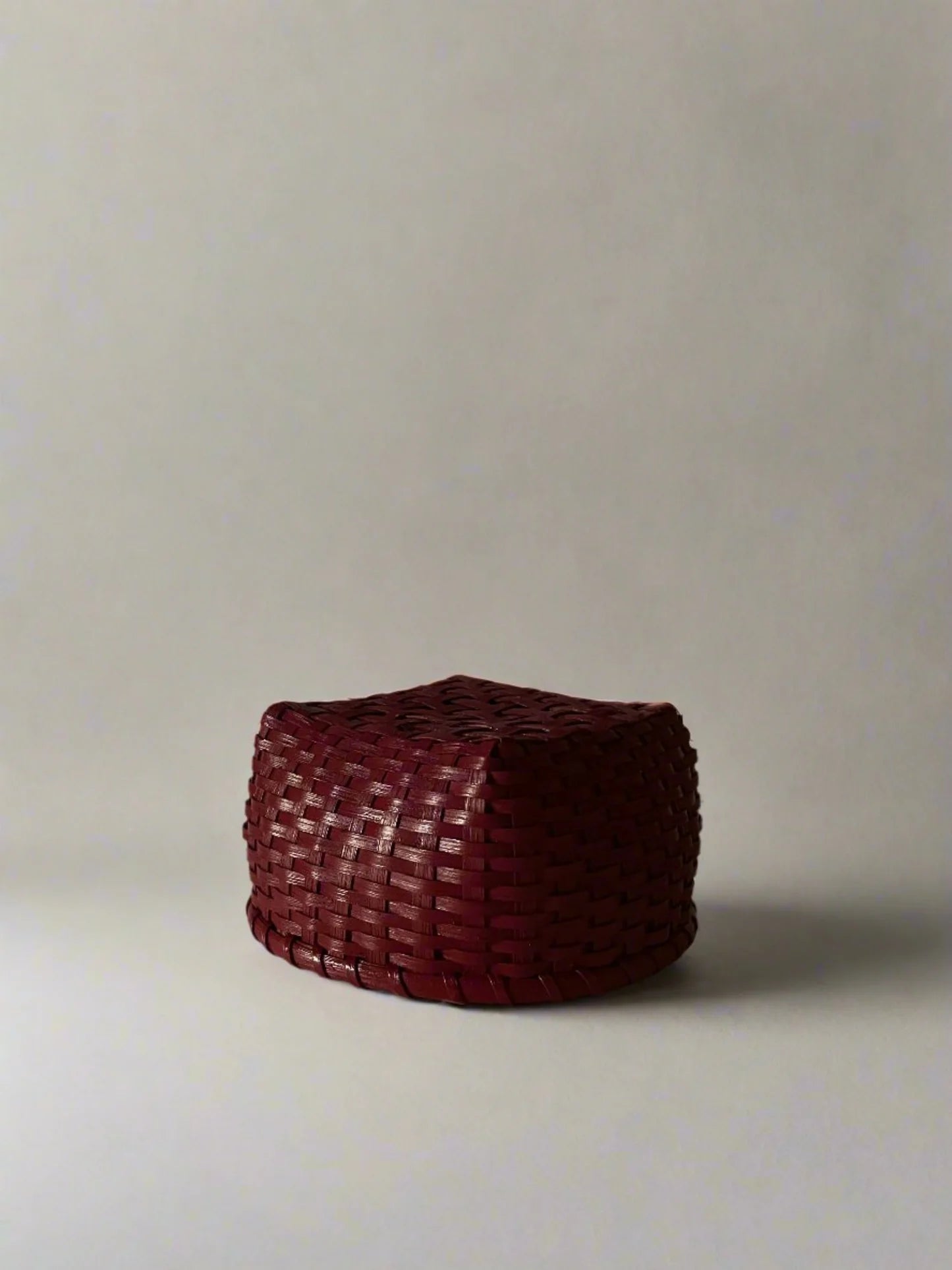 Love Basket Lacquered - Red