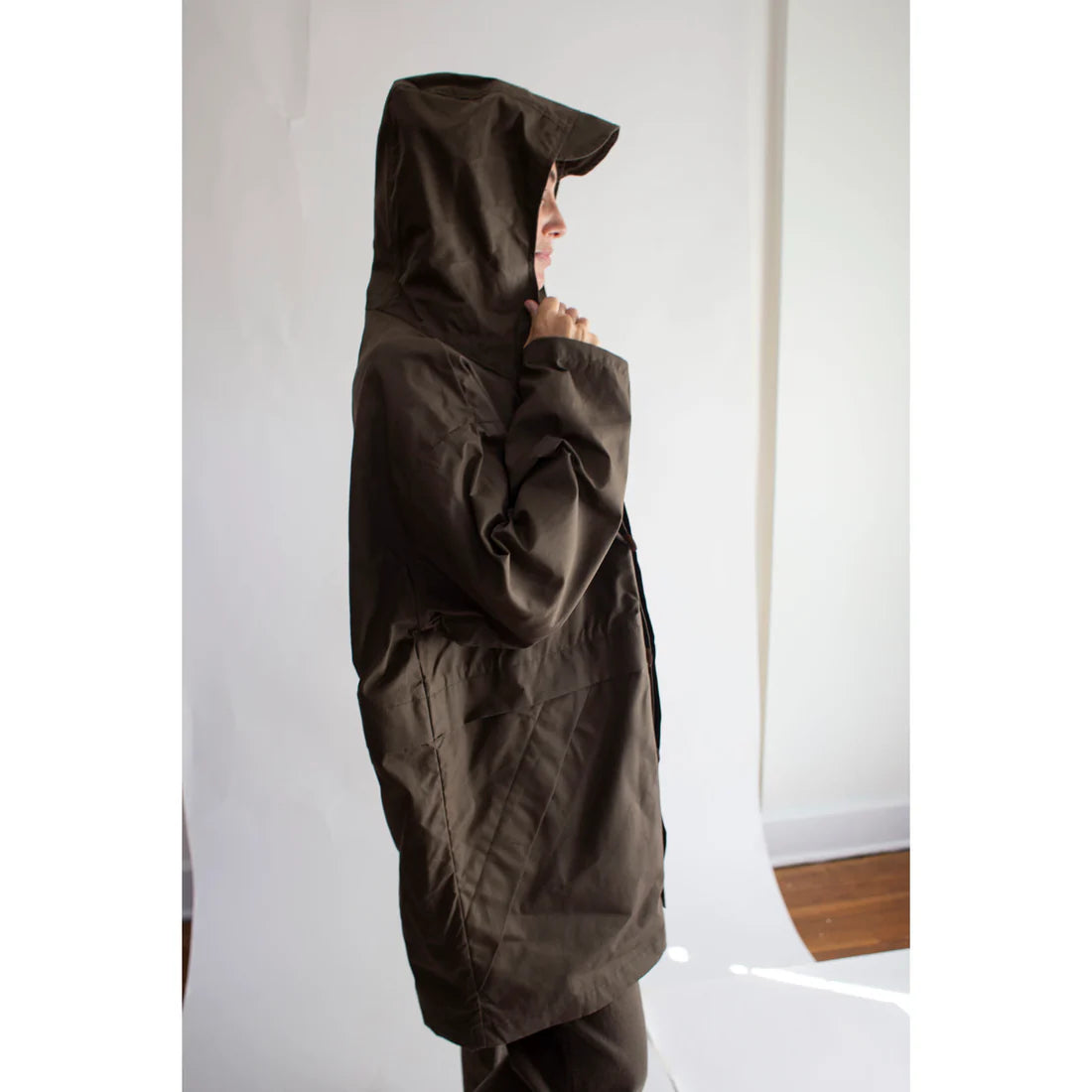 Oversized Andover Jacket (Brown)