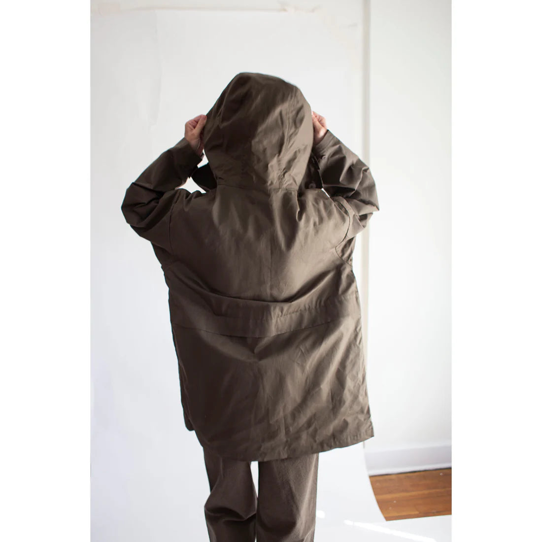 Oversized Andover Jacket (Brown)