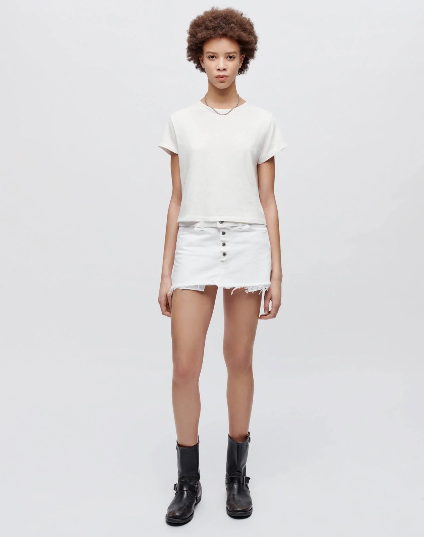 1950's Boxy Tee - Vintage White