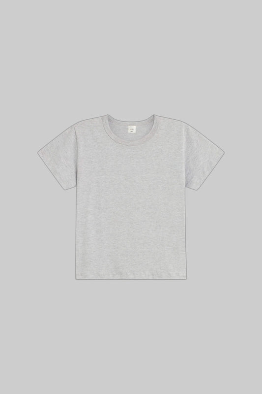The Margo Tee - Heather Grey