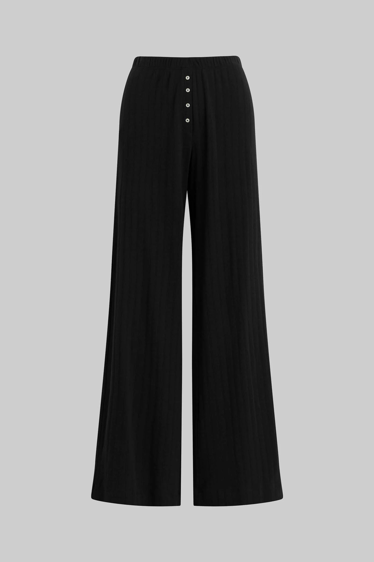Pointelle Boxer Pant - Black