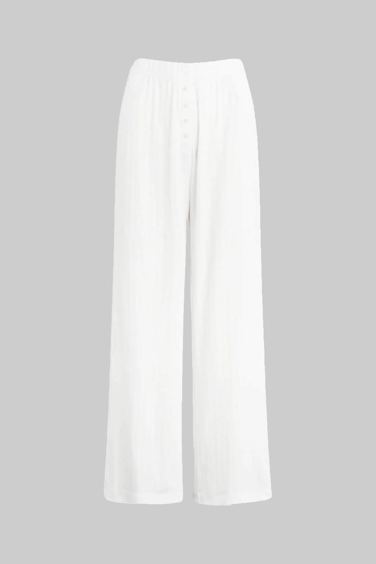 Pointelle Boxer Pant - White