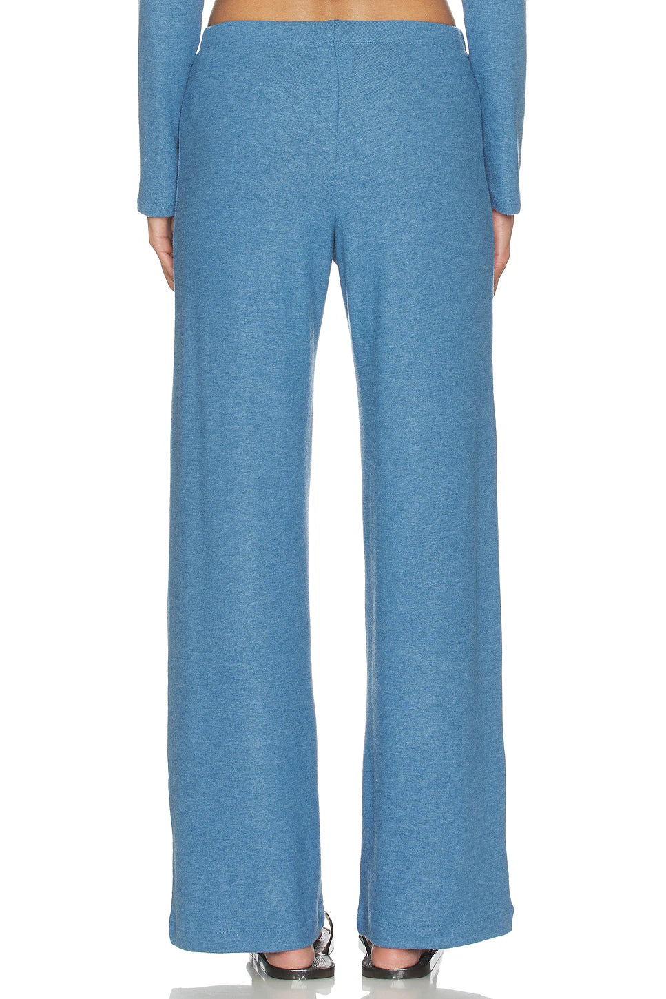 Lauren Wide Leg Pant - Bleuet Melange