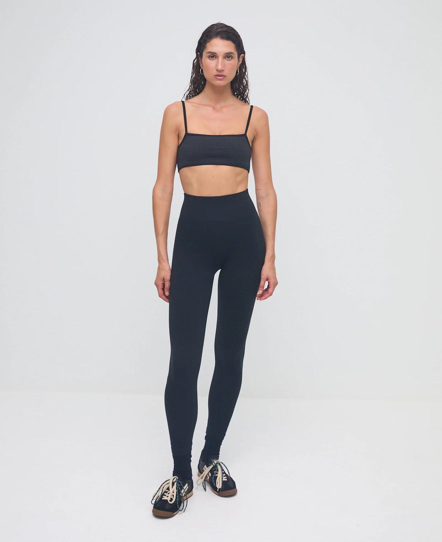 DEMI 7/8 WOOL LEGGING - BLACK