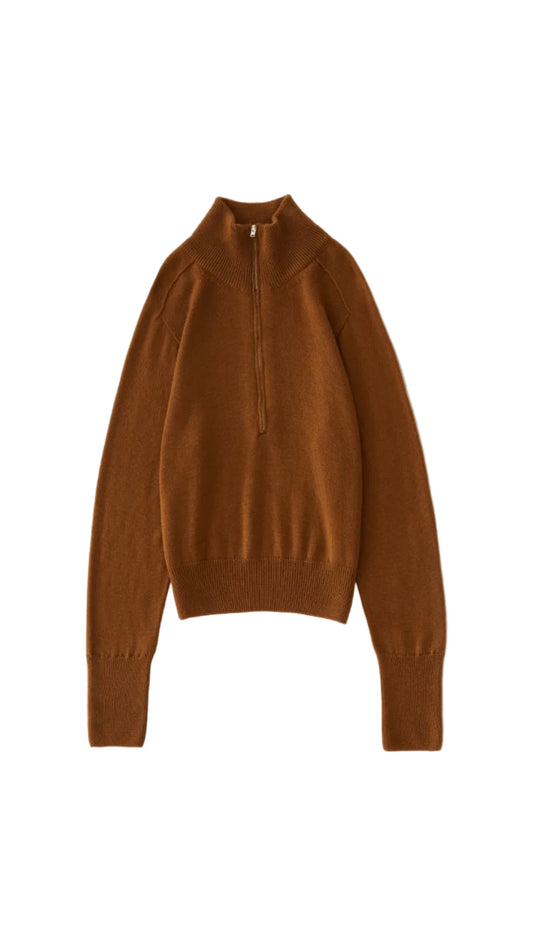 Maren Knit Polo - Camel