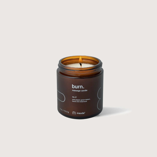Skin-Softening Massage Candle - Burn No. 2
