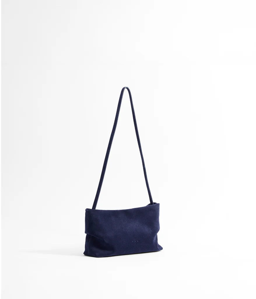 Nina Clutch - Suede Deep Sea