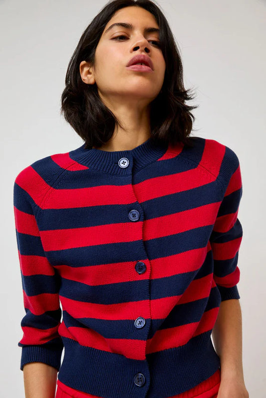 Colette Cardi in Navy and Red Stripe