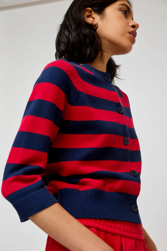 Colette Cardi in Navy and Red Stripe