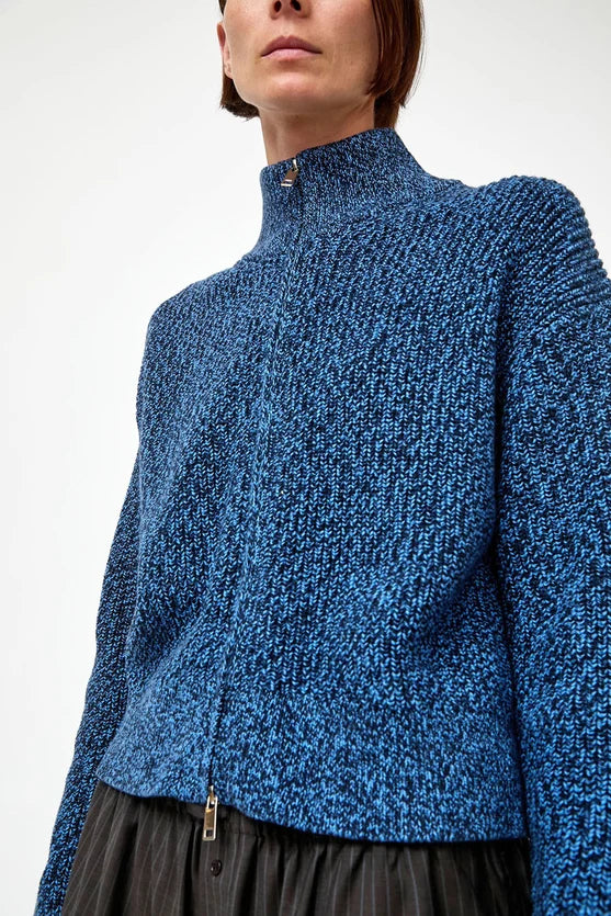 Keir Knit in Blue Melange