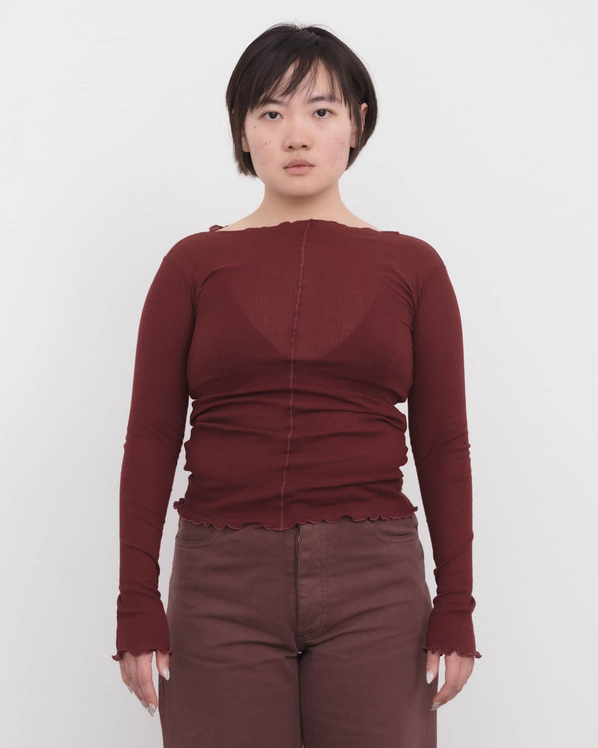 Panama Long Sleeve- Nara Red