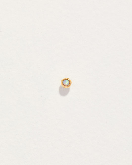 Tiny Molten Single Stud Earring