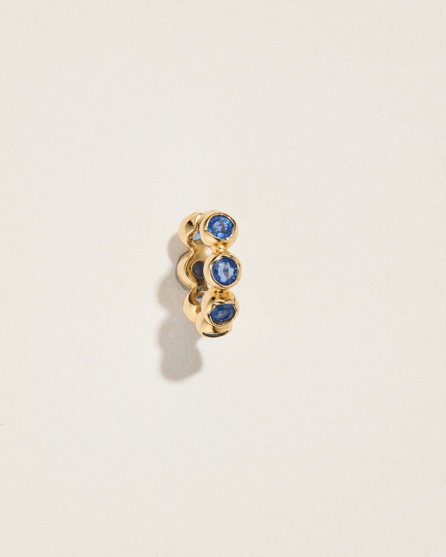 Molten Stone Single Huggie Earring
