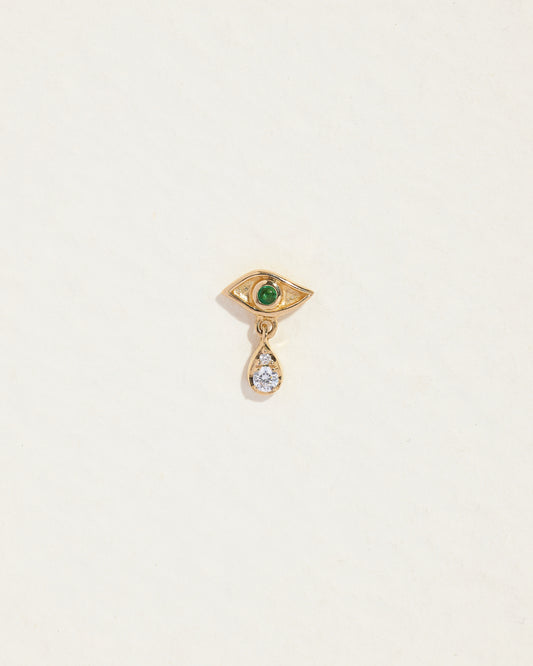 Crying Eye Single Stud Earring