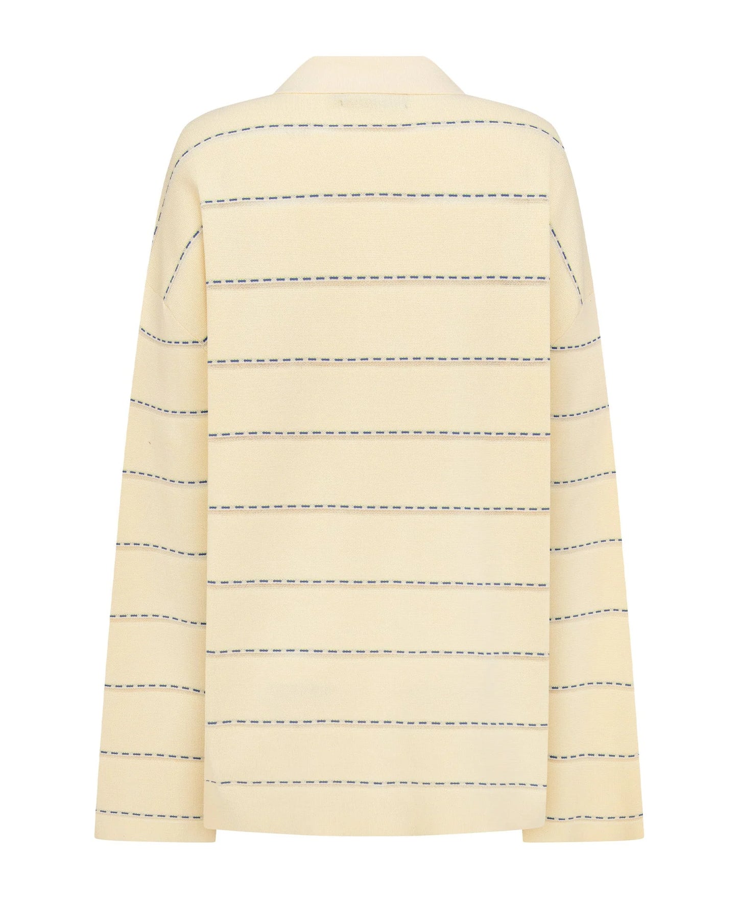 Organic Drop Needle Polo Vanilla