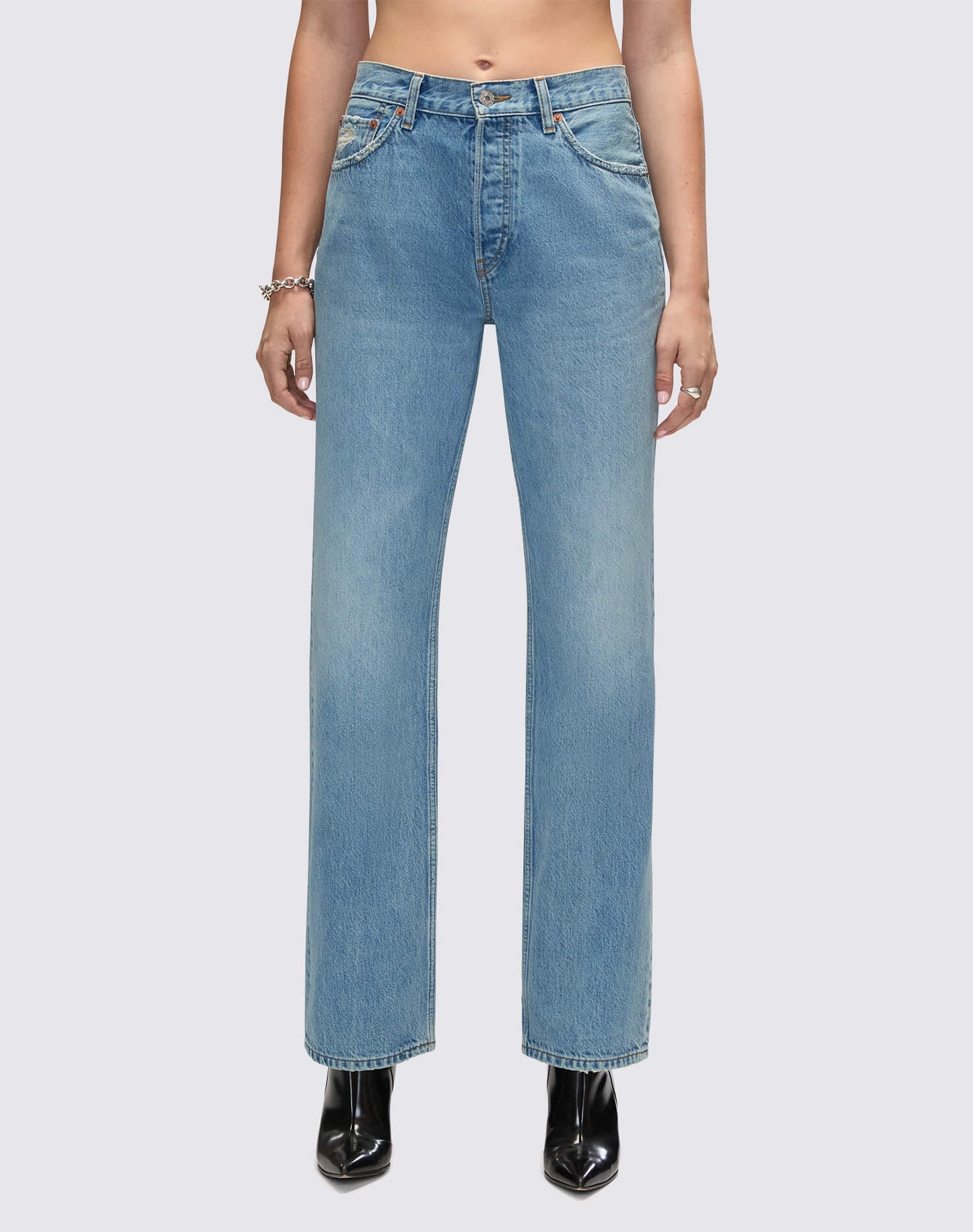 90's Jean - Worn Blue