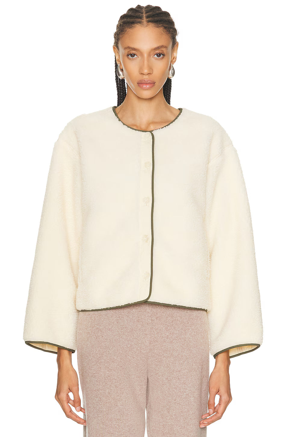 Cocoon Liner Jacket - Vintage White