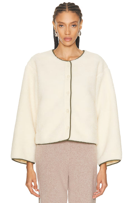 Cocoon Liner Jacket - Vintage White
