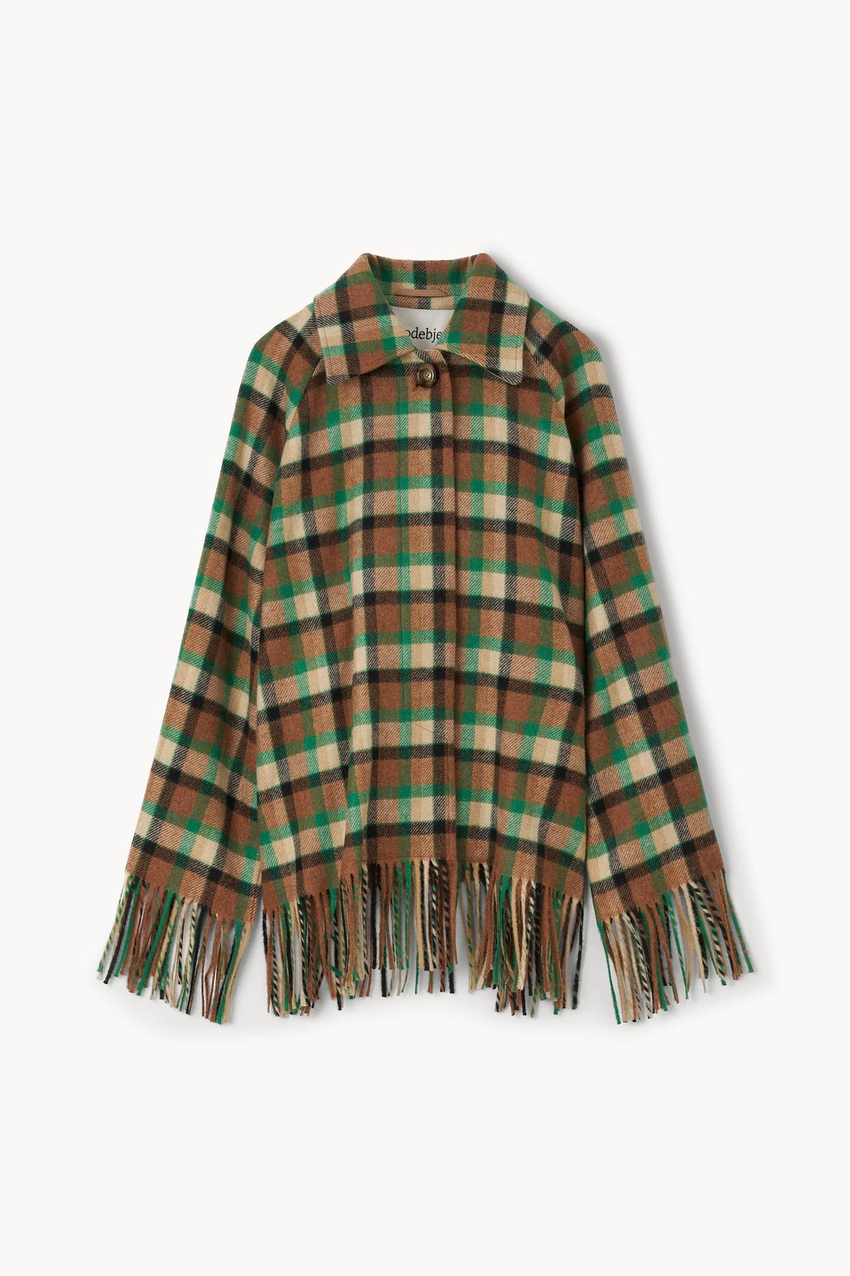 The Yuna Blanket Jacket with Fringes