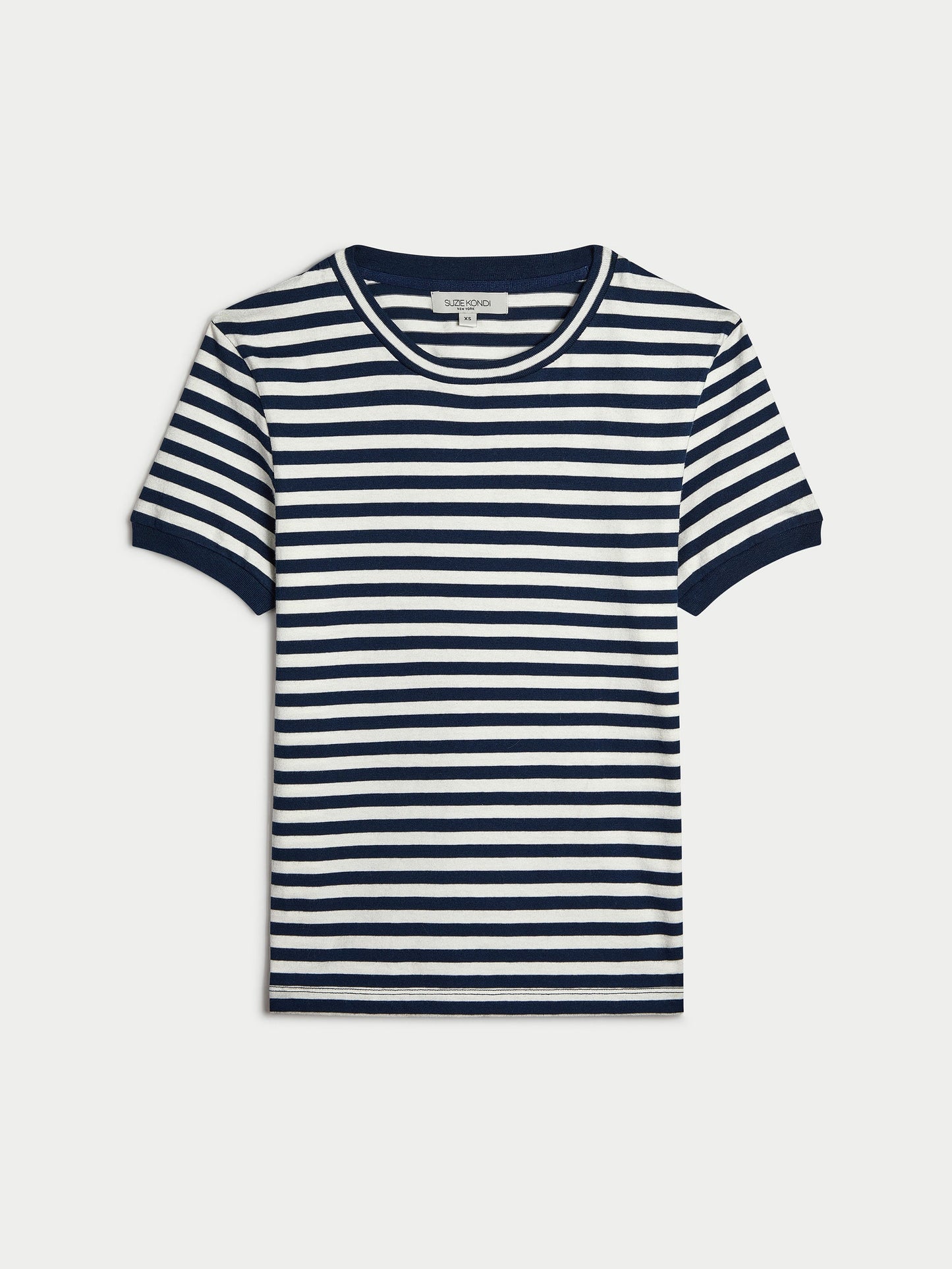 Symi Cotton Tee - Navy