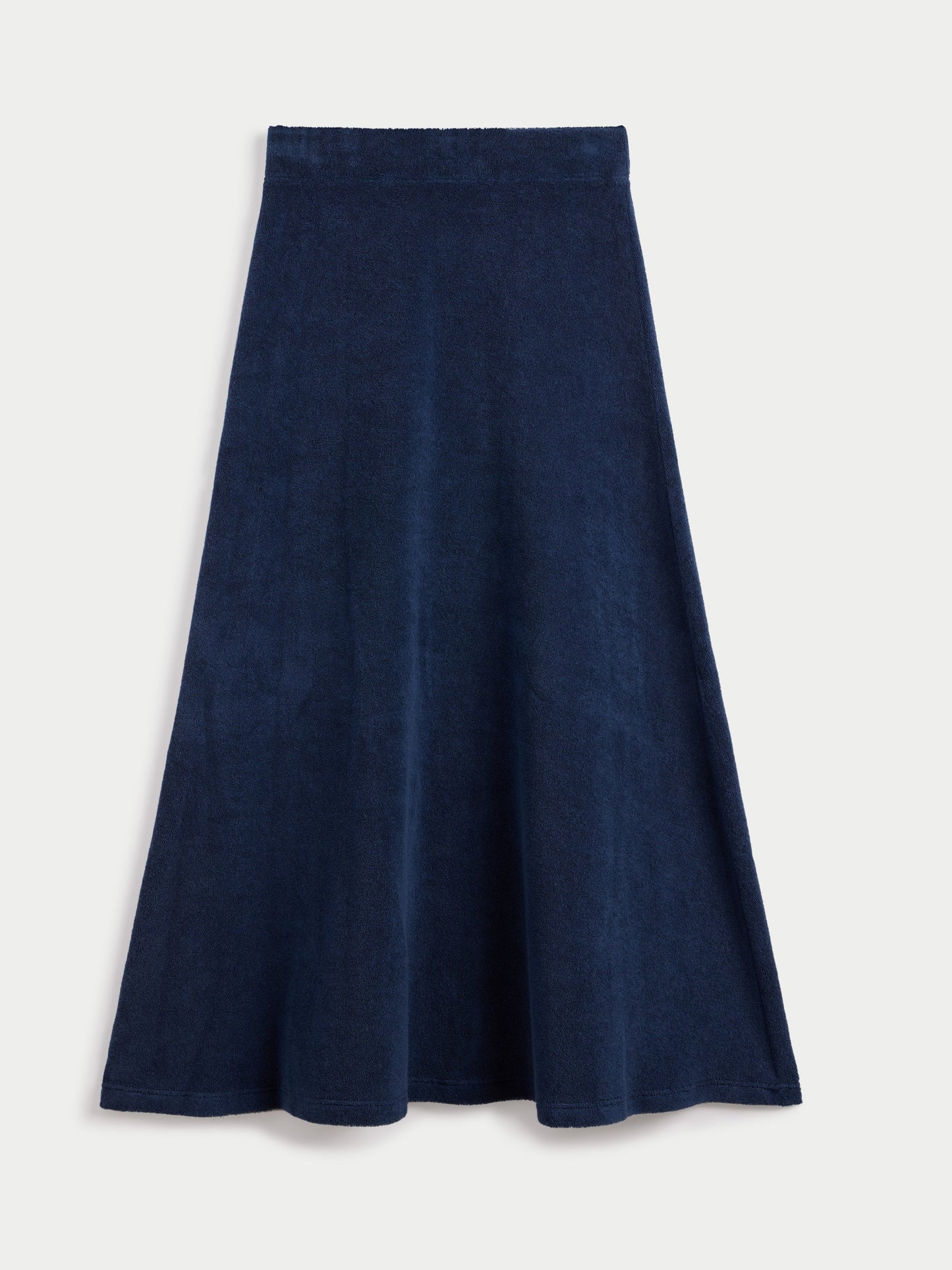 The Sienna Skirt in Terry - Navy