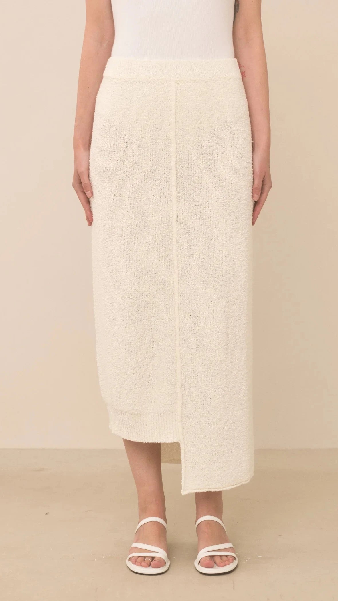Boucle Skirt - White