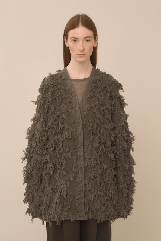 Tufted Cardigan - Rock