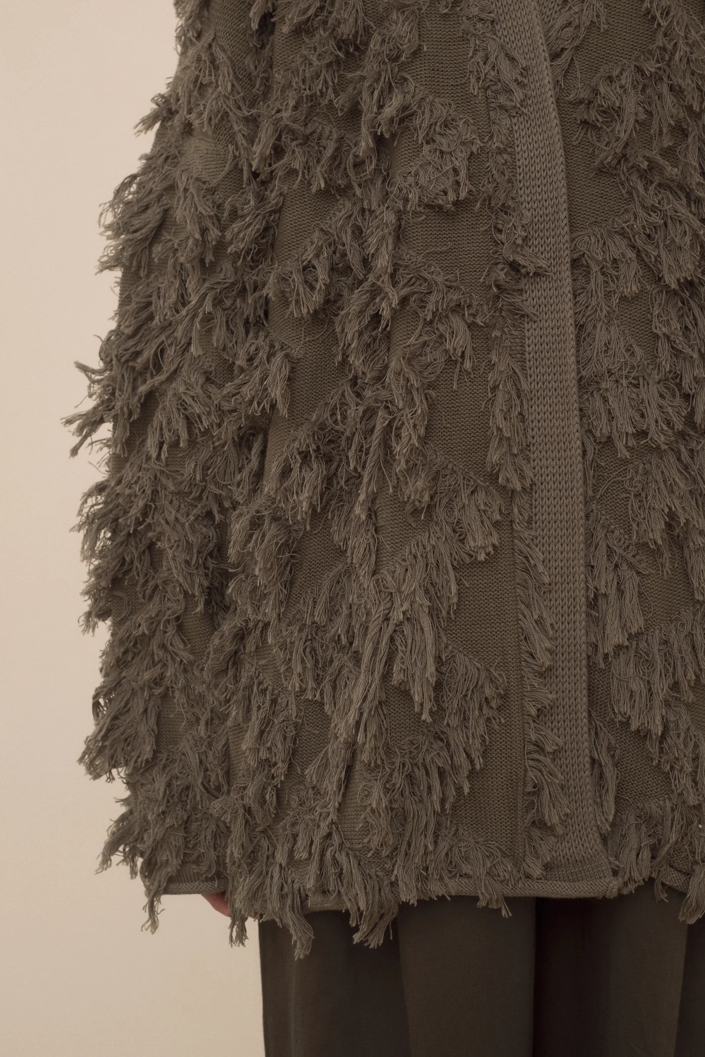 Tufted Cardigan - Rock