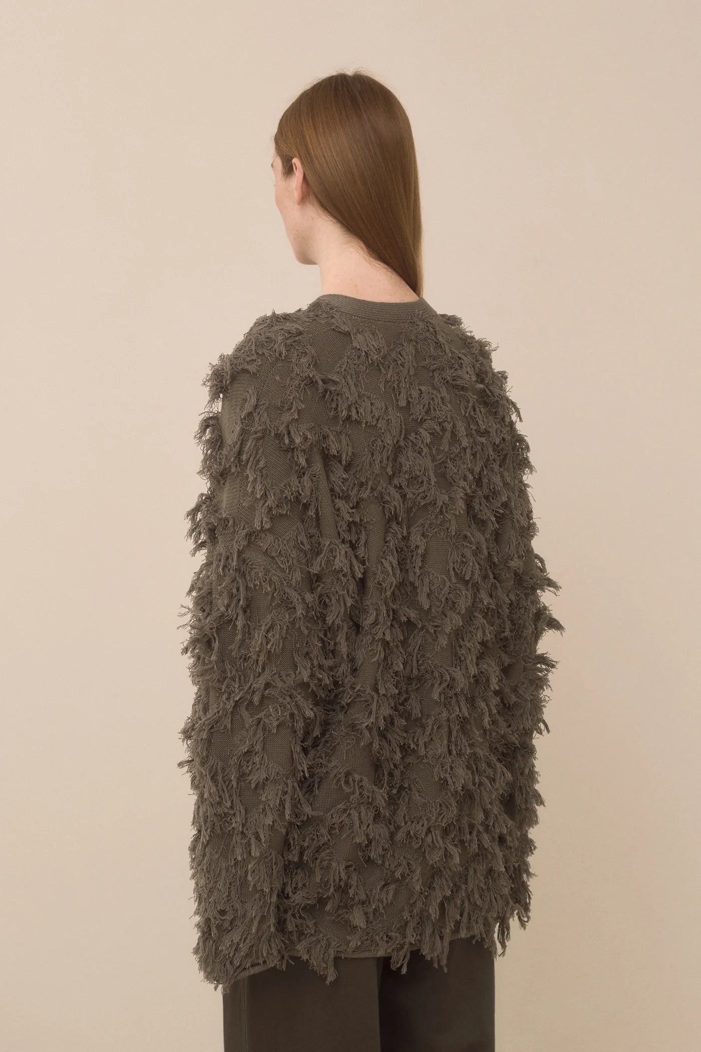 Tufted Cardigan - Rock