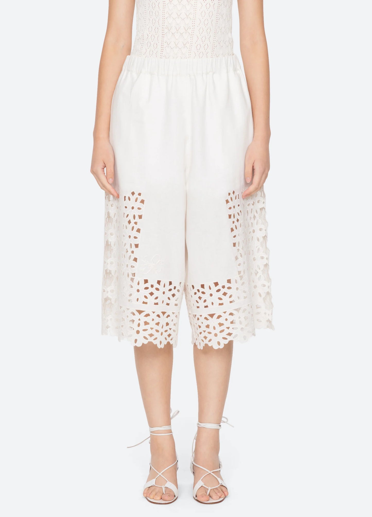 LEILA EYELET CULOTTES