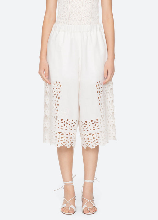 LEILA EYELET CULOTTES