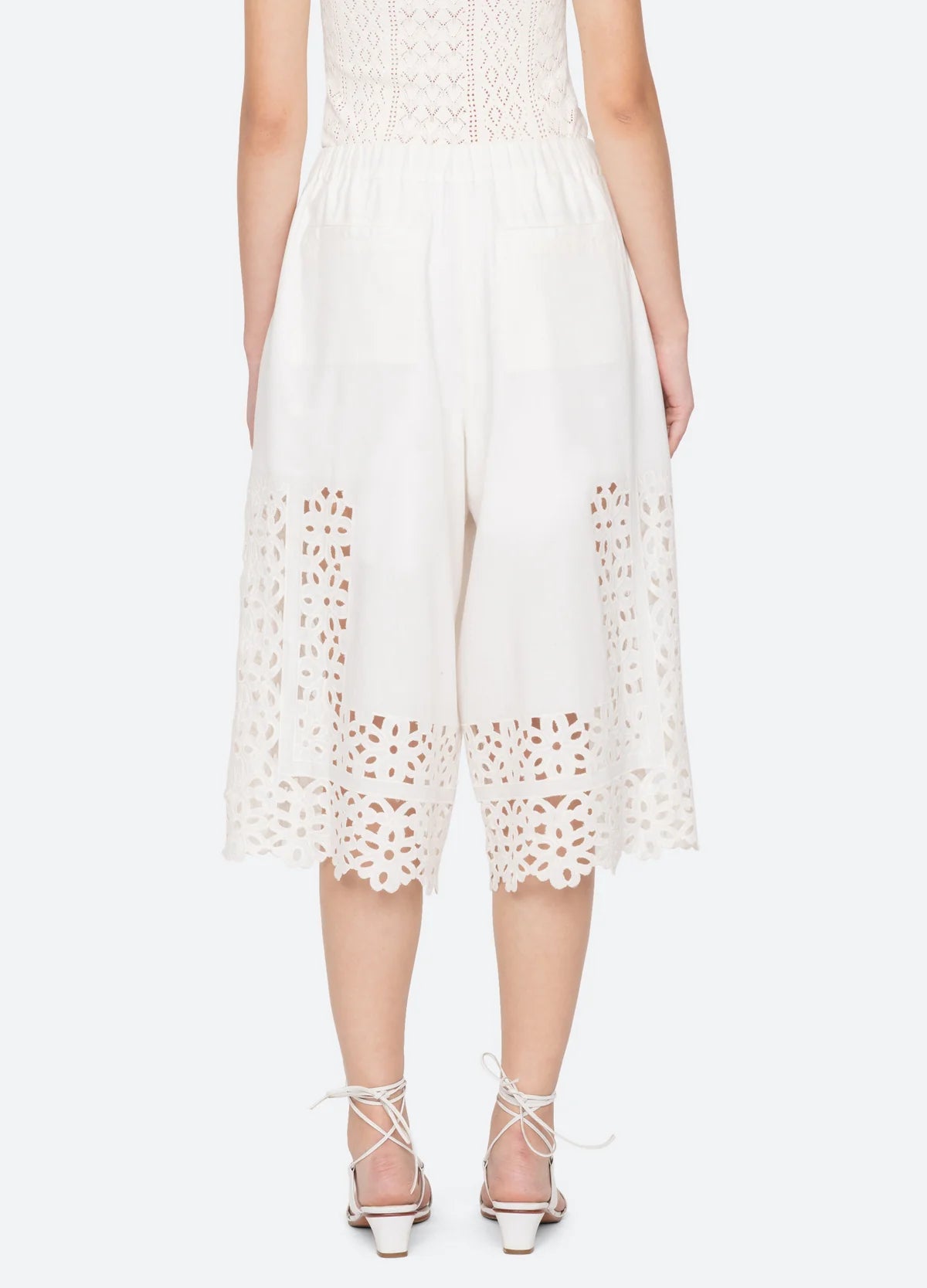 LEILA EYELET CULOTTES