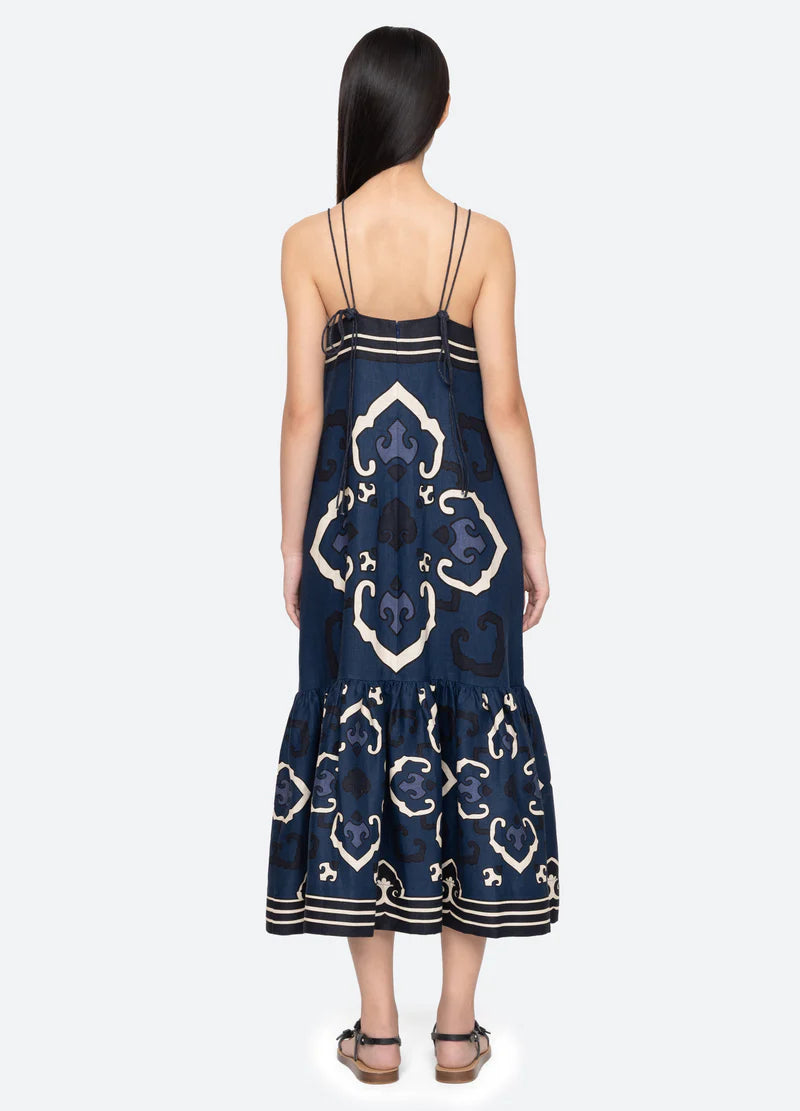 Blaise Print Spaghetti Strap Dress