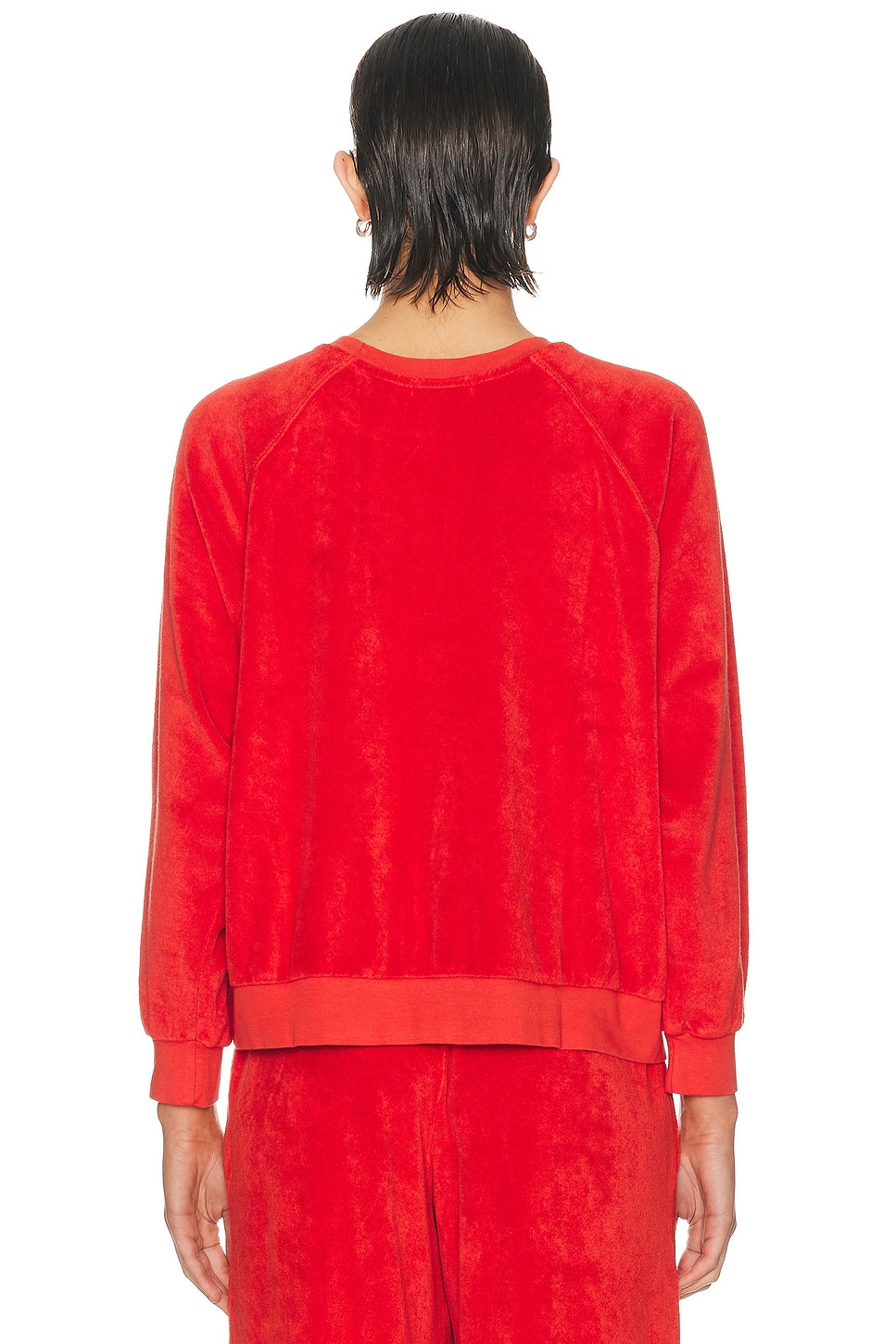 Samos Oversize Sweatshirt Terry- Cherry