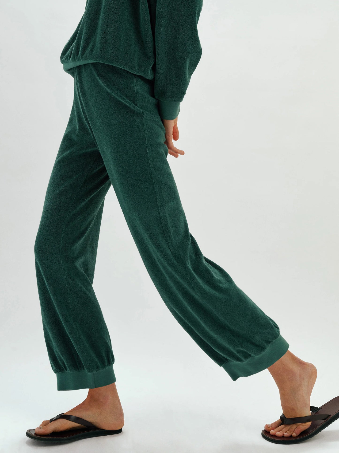 Tosk Pants in Terry - Ivy