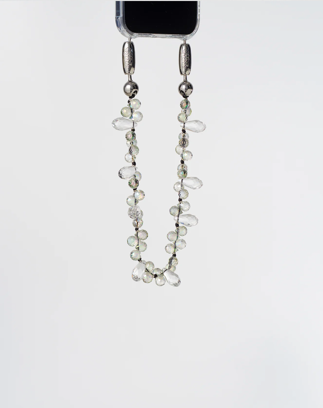 Faceted Crystal Wristlet