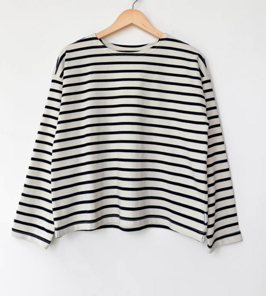 Sailor Top - Navy Stripe
